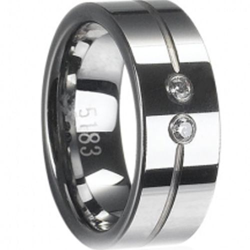 COI Tungsten Carbide Ring - TG1981(Size:US7/10)