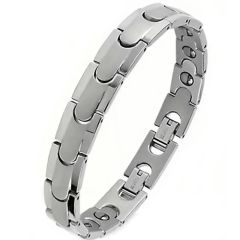 ***COI Titanium Bracelet With Steel Clasp(Length: 8.27 inches)-00033A