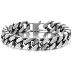 ***COI Titanium Bracelet With Steel Clasp(Length: 8.66 inches)-00096A