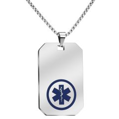 **COI Titanium Medical Alert Tag Pendant-9869